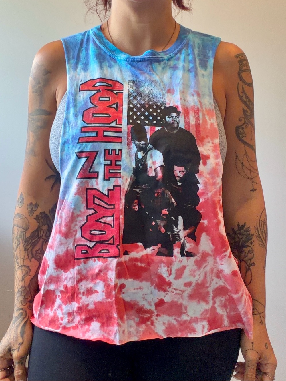 NWT Philcos Large Womens Work Out Tank Top Boys N The Hood Sleeveless  Crew Neck